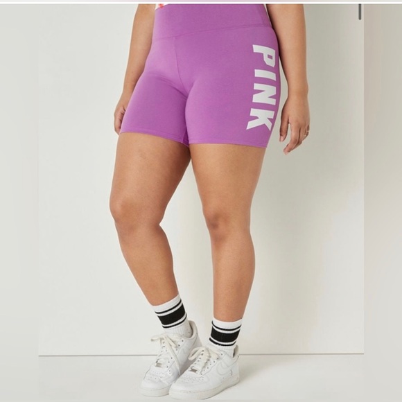 Victoria's Secret Pink SET House Party Racerback Tank & 6" Cotton Biker Shorts - Picture 11 of 12